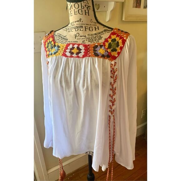 Rocks & Indigo Square Neck Blouse NWT - Picture 8 of 9